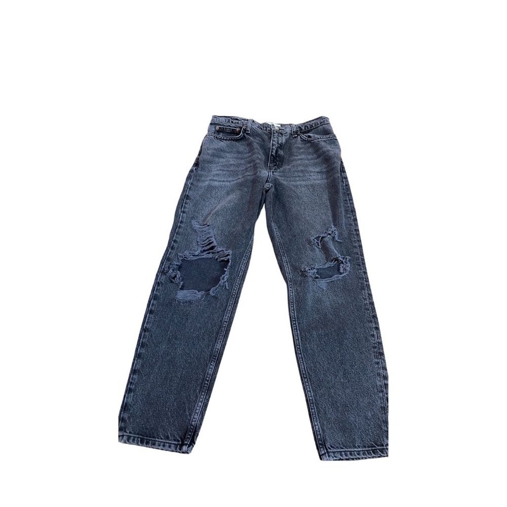 Mango skinny jean Size 8 black like new